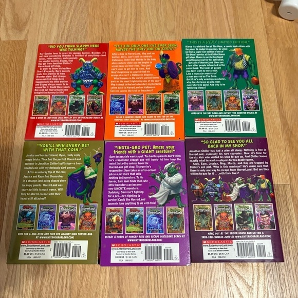 Goosebumps Horrorland Book Bundle Lot Special Edition Weirdo Halloween - Picture 3 of 3
